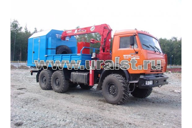 ГПА с КМУ UNIC UR-V503 УСТ 5453 Камаз 43118