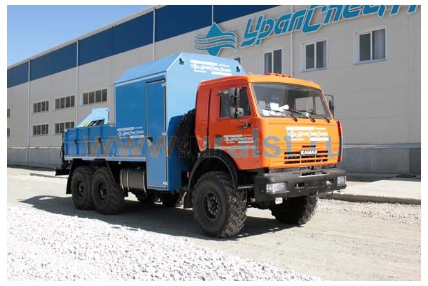 ГПА с КМУ ИМ-55 УСТ 5453 Камаз 43118