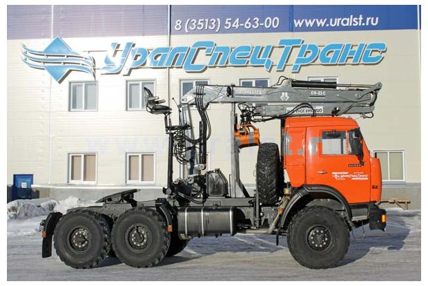 Седельный тягач с КМУ СФ-85С УСТ 5453 Камаз 53504 (44108)
