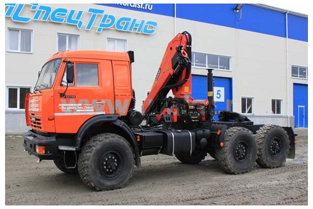 Седельный тягач с КМУ PK-18500А УСТ 5453 Камаз 53504-46 (44108)