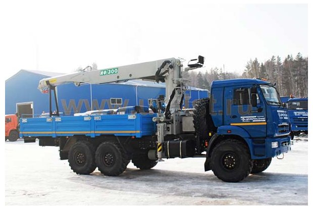 Бортовой с КМУ ИФ-300 УСТ 5453 Камаз 43118