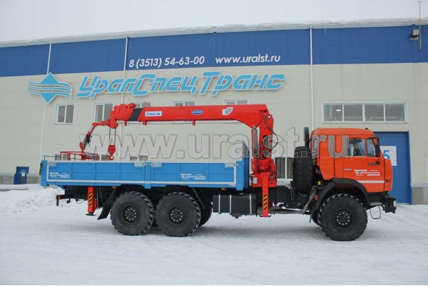 Бортовой с КМУ KS-1256G-II УСТ 5453 Камаз 43118