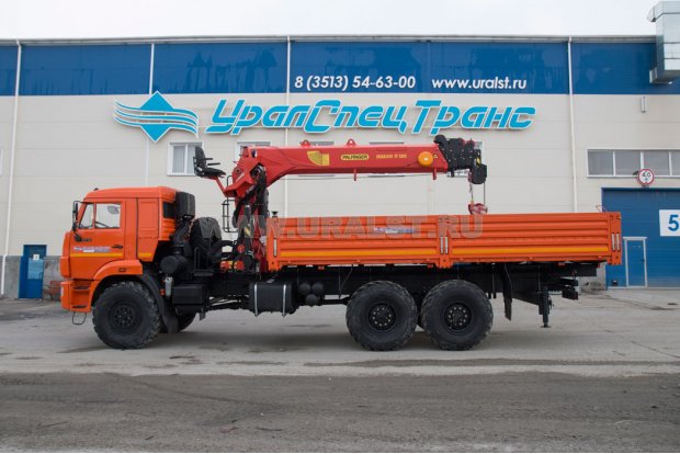 Бортовой с КМУ ИТ-180 Камаз 43118-46