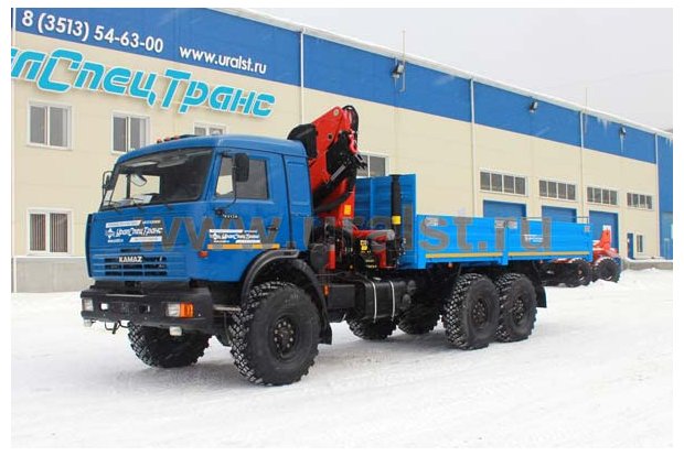 Бортовой с КМУ PK-23500А УСТ 54531 Камаз 43118-1098-10