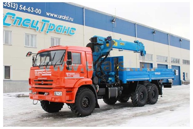 Бортовой с КМУ ИТ-180 (тросовый) УСТ 5453 Камаз 43118-24