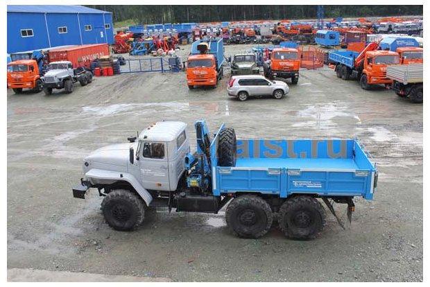 Бортовой с КМУ ИМ-55 УСТ 5453 Урал 4320-1151-61