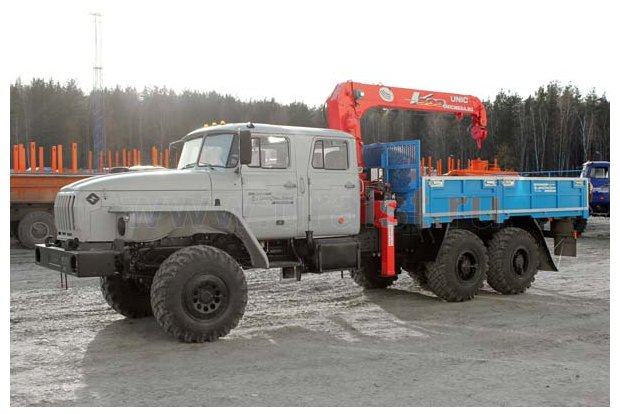 Бортовой с КМУ UNIC UR-V503 Урал 4320-60Е5