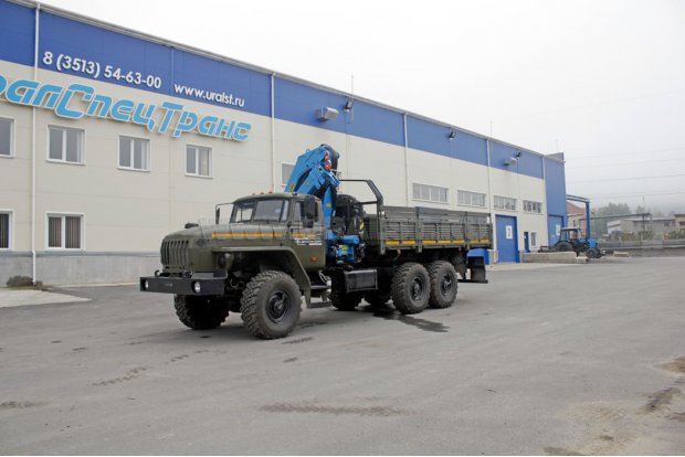 Бортовой с КМУ ИМ-240 Урал 4320