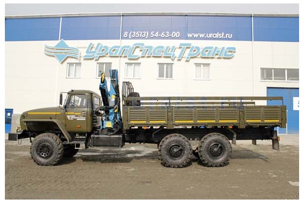 Бортовой с КМУ ИМ-150 Урал 4320