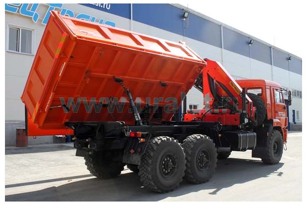 Самосвал с КМУ РК-15500В УСТ 5453 Камаз 43118