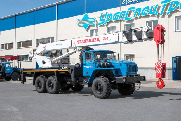Автокран КС 55732 28 м "Челябинец" Урал 4320