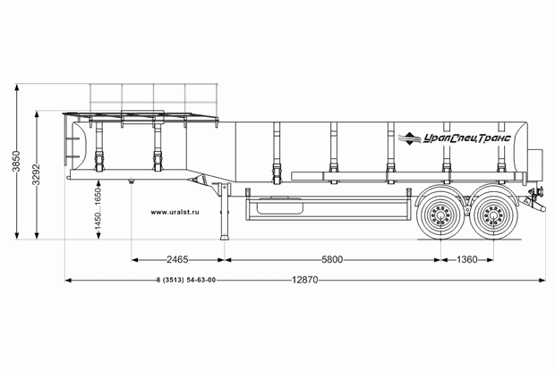 ППЦТВ 30-21 BPW УСТ 9465 рамная