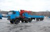 Седельный тягач Урал 44202-82М с КМУ ИТ-180 + Полуприцеп бортовой ППБ 18Б-21-12К УСТ-94651
