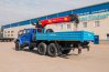 Бортовой автомобиль с КМУ ИТ 180 (тросовый) УСТ 5453 Урал 4320-6988-74Е5И06 NEXT, сдвоенная кабина