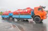 Контейнеровоз Камаз 43118-50 УСТ-54531J + Прицеп контейнеровоз ПК 10-21-6Б + Контейнер-цистерна КЦ-11-2Н УВТ УСТ 94653