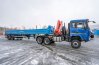 Седельный тягач УСТ 5453 с КМУ ИМ-180 SHACMAN SX32586V385 (6х6) + Полуприцеп бортовой ППБ 20Б-21-12К 