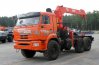 Седельный тягач Камаз с краном манипулятором