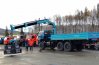 Автомобиль бортовой УСТ-5453 с КМУ ИМ-180 на шасси Камаз 43118-RF