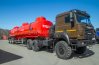 Полуприцеп цистерна ППЦ 43П-35ДЛ-4 УСТ 9465 5 мм прямая рама, комбинированная трехосная подвеска