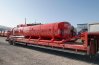 Контейнер-цистерна КЦ-25У на санях УСТ 94653А