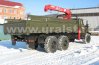 Бортовой с КМУ UNIC UR-V504 (тросовый) УСТ 5453 Урал 4320-1951-60