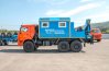ПАРМ Камаз 43118-46 с грузовой платформой и краном манипулятором ИМ-95