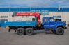 Бортовой автомобиль с КМУ ИТ 150 (тросовый) УСТ 5453 Урал 4320 NEXT, сдвоенная кабина