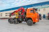 Седельный тягач с КМУ ИТ-200 (тросовый, люлька, бур) УСТ 5453 Камаз 65225