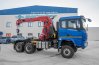 Седельный Тягач УСТ 5453 с КМУ HUBEI SQ8S4 SHACMAN SX32586V385 (6х6), 315/80R22,5