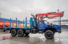 Автомобиль сортиментовоз на шасси Урал М 4320-72 с гидроманипулятором VM10L74