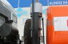 Выхлопная система автоцистерны за кабиной вверх