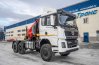 Седельный тягач УСТ 5453SR-03 с КМУ ИМ-150N SHACMAN SX42586V385 (6х6), 315/80R22