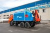 ПАРМ Камаз 43118-46 с грузовой платформой и краном манипулятором PK-15500C