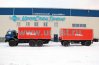 Автомобиль и прицеп-фургон для перевозки взрывчатых веществ