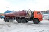 Полуприцеп цистерна вакуумная с системой обогрева сливного крана от выхлопной системы тягача