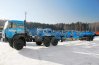 Седельный тягач Урал с полуприцепом опоровозом ППО 22-23Д