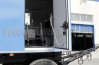 Двухсекционная раскладная лестница в транспортном положении