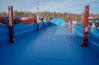 Бортовая площадка с потайными петлями для увязки груза