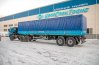 Распашные ворота на крытом грузовом полуприцепе