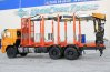 Сортиментовоз тягач Камаз с гидроманипулятором