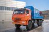 Автофургон с грузовой платформой и КМУ ИМ-150N на шасси Камаз 43118 сп.м. 