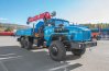 Автомобиль бортовой с КМУ ИТ-150 (тросовый) УСТ 54532Е Урал 4320-60Е5