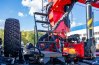 Лестница в транспортном положении, площадку обслуживая КМУ
