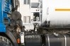 Лестница для подъема на площадку обслуживания заливной горловины