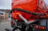 Приемный лючок с обогревом сливного крана выхлопными газами