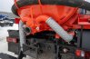 Заборный/сливной узел емкости c обогревом лючка выхлопными газами