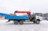 Бортовой автомобиль УСТ 5453 с КМУ ИТ-150 SHACMAN (ШАКМАН) SX32586V385 (6х6)