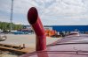 Обогрев емкости отработавшими газами