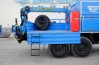 Двухсекционная раскладная лестница бортовой платформы