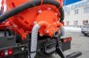 Заборный/сливной узел емкости с обогревом лючка выхлопными газами